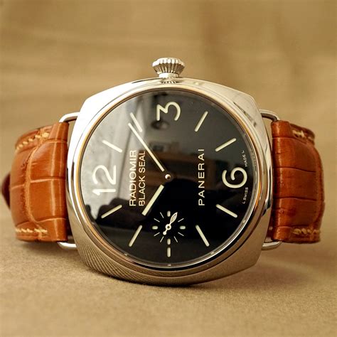 panerai radiomir black seal pam183 stainless steel|Panerai radiomir black seal price.